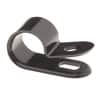 Heavy Duty Nylon Cable Clamps - 3/8" Wide - 0.38" Diameter - #10 Screw - Black