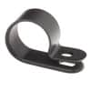Heavy Duty Nylon Cable Clamps - 5/8" Wide - 0.63" Diameter - #10 Screw - Black