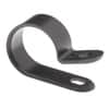 Heavy Duty Nylon Cable Clamps - 3/4" Wide - 3/4" Diameter - #10 Screw - Black