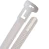 Tab Releasable Nylon Cable Tie - 5" - 50 lb - Natural