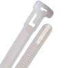 Tab Releasable Nylon Cable Tie - 12" - 50 lb - Natural