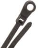 Mounting Hole 5" Nylon 30 lb Cable Ties - UV Black Bundle Diameter 1/16-1 1/4