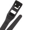 14" - Low Profile Cable Ties -120 lb Strength - UV Resistant Black