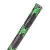 Flexo® PET - 3/8" - Black w/ Neon Green Spyder