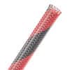 Flexo® PET - 1/2" - Black/Red Stripe