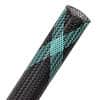 Flexo® PET - 1" - Black/Aqua Spyder