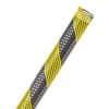 Flexo® PET - 3/8" - Safety Stripe (Black / UV Yellow)