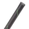 Flexo® PET - 1/2" - UniTrace Green (Black w/ Green Tracer)