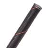 Flexo® PET - 1/2" - UniTrace Red (Black w/ Red Tracer)
