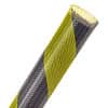 Flexo® PET - 1" - Safety Stripe (Black/UV Yellow)
