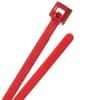 4" Standard Nylon Cable Ties - Red - 18lb