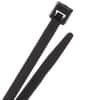 8" UV Resistant Nylon Cable Ties - Black - 40lb