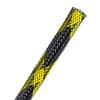 Flexo® PET - 3/8" Black with NEON YELLOW Spyder tracer